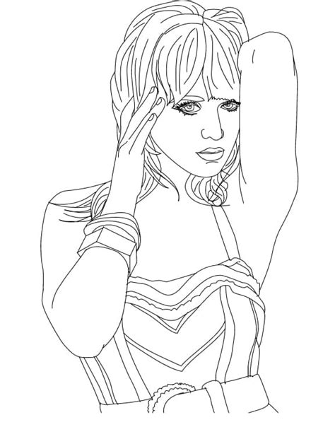 Katy Perry Roar Coloring Pages