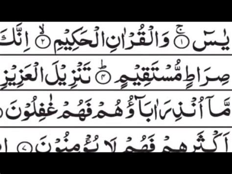 Surah Yaseen Beautiful Recitation Of Surathul Yasin