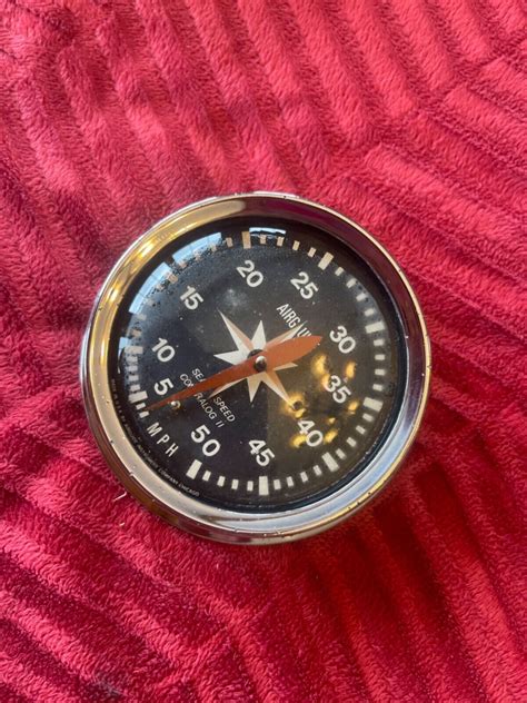 Vintage Airguide Speedometer Sea Speed Hard To Find 50 Mph Ebay