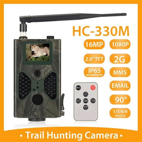 Cam Ra De Chasse Cellulaire Sans Fil 16mp SMTP MMS GSM 1080P Vision