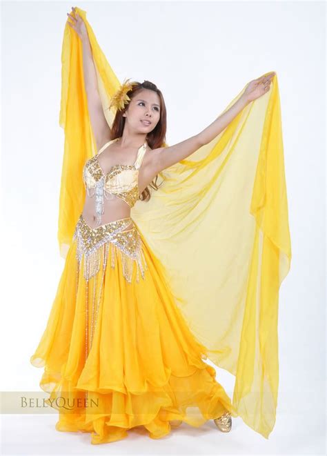 Dancewear Polyester Belly Dancing Costumes For Women [988432616 Gold