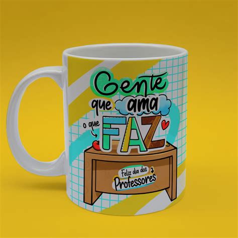 Caneca Personalizada Feliz Dia Dos Professores Elo