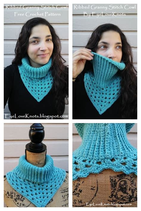 Ribbed Granny Stitch Cowl Free Crochet Pattern Artofit