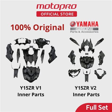 YAMAHA Y15ZR V1 V2 Full Set Inner Iner Body Cover Set Non Color Parts