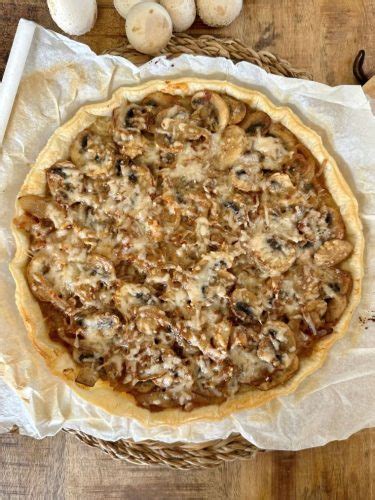 Tarte Aux Champignons Et Fromage Ail Et Fines Herbes