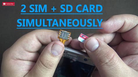 How To Use Dual Sim And Sd Card Simultaneously In Hybrid Slot Youtube