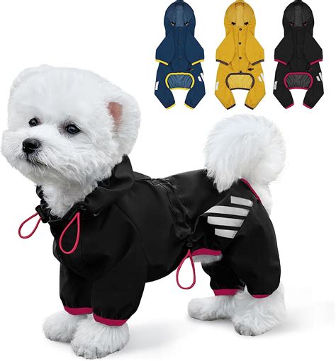 Impermeable Para Perro Chamarra Impermeable Para Perro Con Capucha