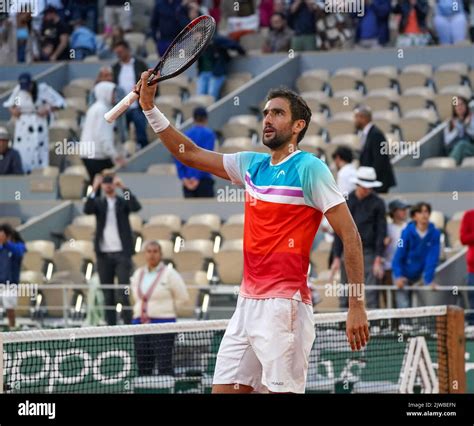 Grand Slam Champion Marin Cilic Of Croatia Celebrates Victory After His