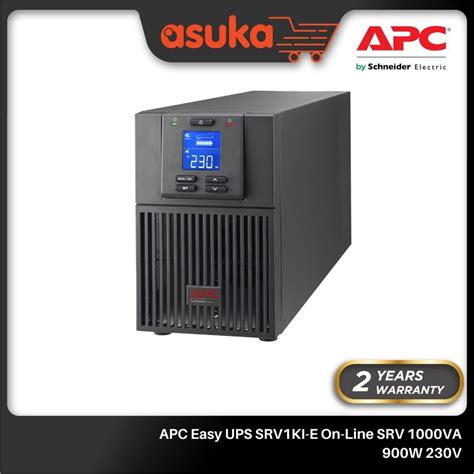 Apc Easy Ups Srv1ki E Srv1kri E On Line Srv 1000va 900w 230v Lazada