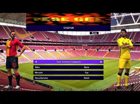 GALATASARAYİSTANBULSPOR SÜPER LİG PES 2013 2023 YAMASI YouTube