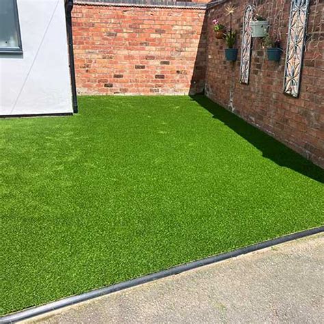 Artificial Lawn Installed On Block Paving