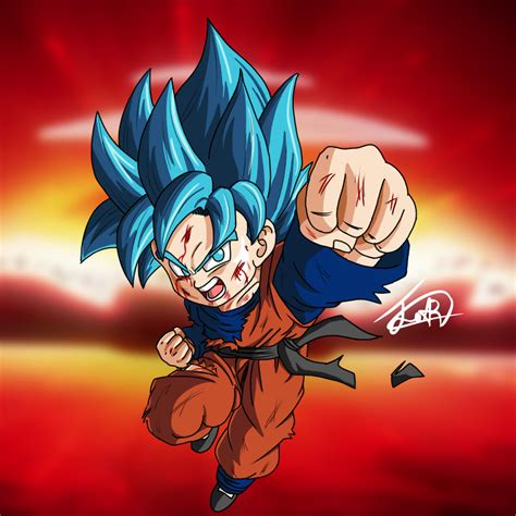 Goten SSJ Blue JORGEANDO JORGAIS Illustrations ART Street