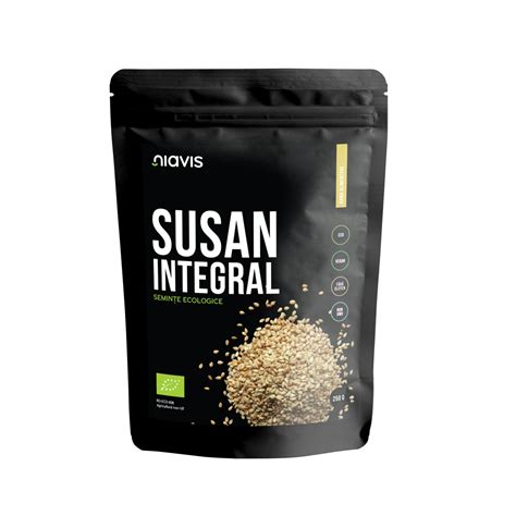 Seminte De Susan Integral Ecologic 250 G Niavis Farmacia Tei Online