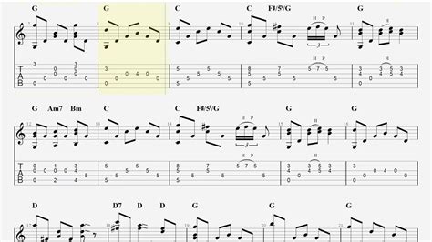 Silent Night Fingerstyle Guitar Tab Youtube