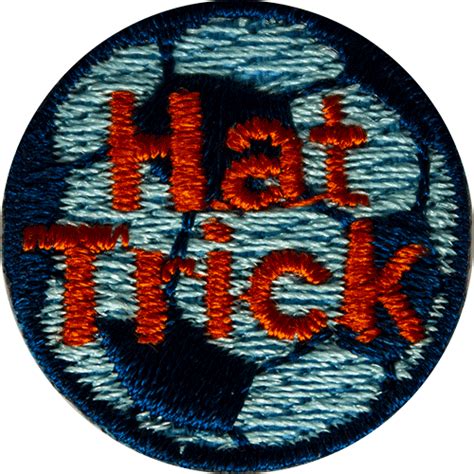 Hat Trick Soccer Award Patch | Soccer Awards for Kids | Hurrah Awards