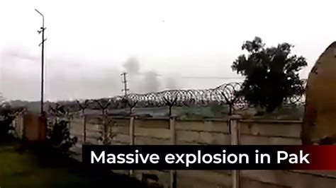 Multiple Explosions At Pakistan Ammunition Storage At Sialkot Military