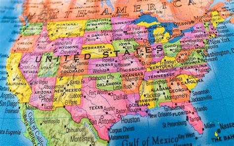North America Map Wallpapers Top Free North America Map Backgrounds