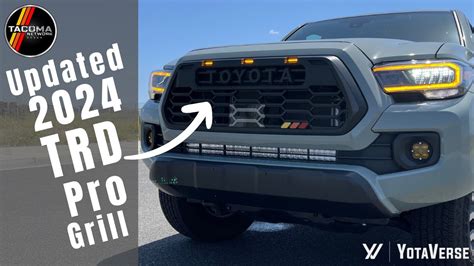 New Toyota Tacoma Trd Pro Grill How To Install And Wire