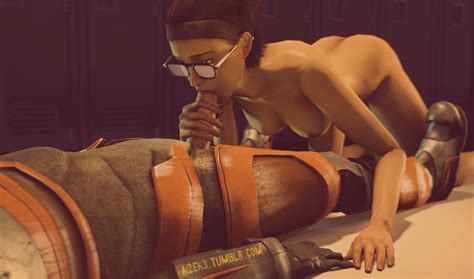 Rule 34 3d Aizek3 Alyx Vance Female Gordon Freeman Half Life 2 Male