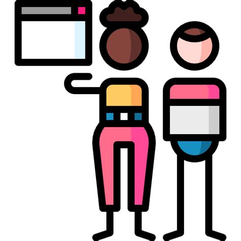 Web Puppet Characters Lineal Color Icon