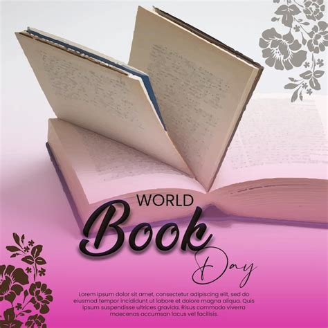 Premium Psd World Book Day Social Media Template