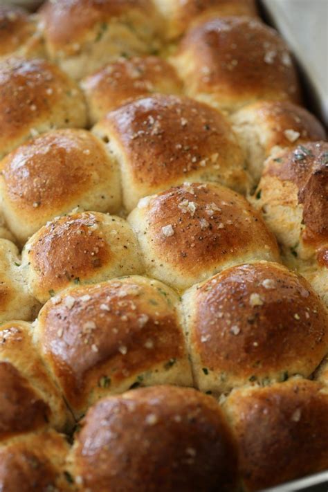 Pull Apart Sour Cream And Chive Rolls Dessert Person Ever Open