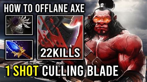 New Offlane Pro Axe Guide Shot Culling Blade Instant Delete Am