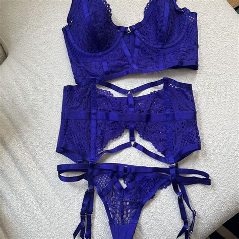 Gorgeous Worn Once Purple Ann Summers Set Depop