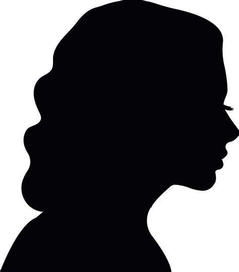 silhouette of beautiful profile of woman face concept beauty and fashion 32405348 Vector Art at ...