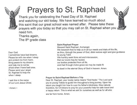 Saint Raphael Messenger: Who is St. Raphael?