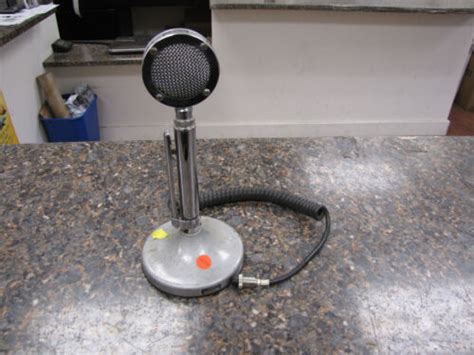 Vintage Astatic D 104 Microphone 4 Pin Ham Cb Radio Mic W T Ug8 Stand Chrome Ebay