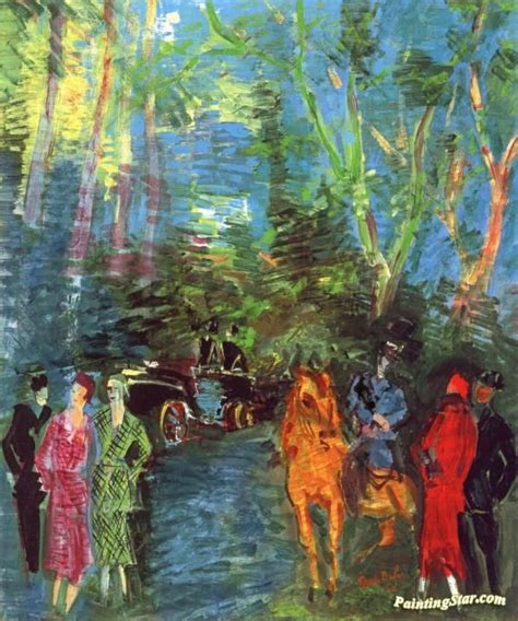 Sunday In The Bois De Boulogne Artwork By Jean Dufy Oil Painting And Art Prints On Canvas For Sale