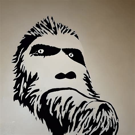 Pintura De Bigfoot Al Estilo Banksy Creative Fabrica