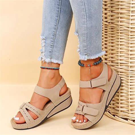 Damen Sandalen Weiche N Hte Damen Sandalen Bequeme Flache Sandalen