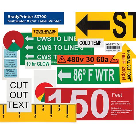 Part S3700 WB Official Brady Product S3700 Multicolor Safety Sign