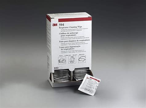 3m 504 Respirator Cleaning Wipes 100 Bx Everything Else