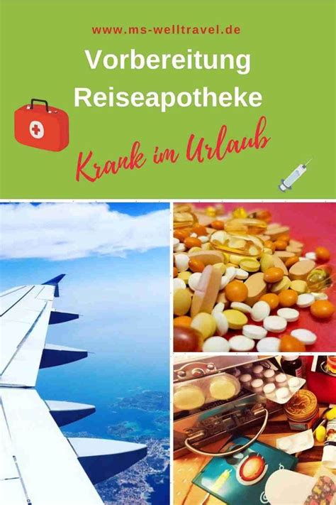 Reiseapotheke Checkliste Krank Im Urlaub Muss Nicht Sein Reisen