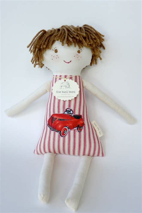 Handmade Boy Rag Doll With Freckles Waldorf Cloth Boy Doll With Red