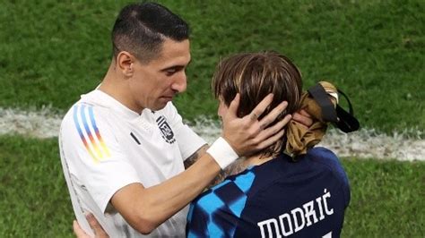 Gesto de grandeza el abrazo entre Di María y Modric que diferencia la