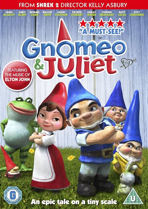 Gnomeo Juliet DVD Amazon Co Uk James McAvoy Emily Blunt Jason