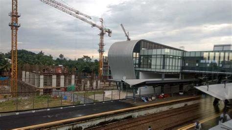 VIDEO Penampakan Wajah Baru Stasiun Cisauk Yang Terintegrasi Terminal