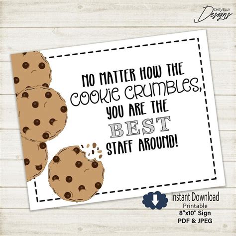 Printable Cookie Appreciation Sayings Printable Word Searches