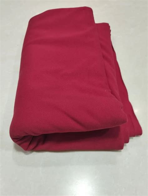 Plain Solids Maroon Spun Polyester Fabric At Rs Kg In Delhi Id