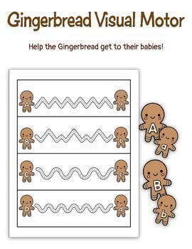 Gingerbread Visual Motor Bundle By Ariane McEvoy TPT