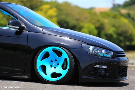 Volkswagen Eos With Scirocco Front End Conversion On Turquoise Blue