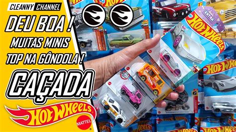 CAÇADA HOT WHEELS DEU BOA ENCONTRAMOS MUITAS MINIS TOP PT BR Cleanny channel YouTube