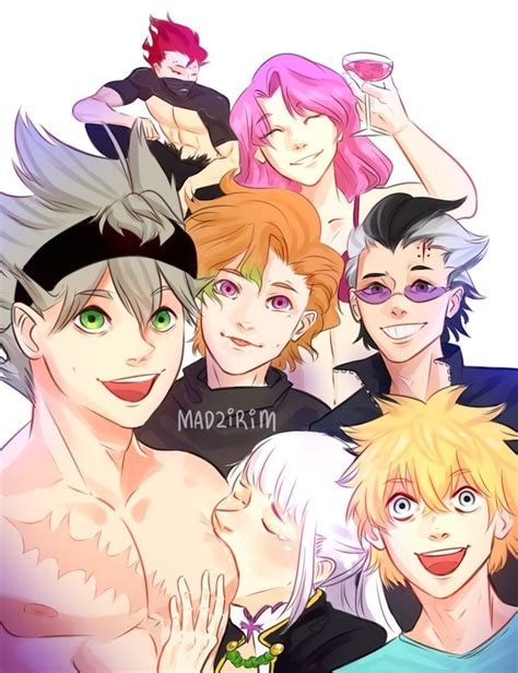 Pin de CaribbeanQueen33 en Black Clover Diseño de personajes Dibujos