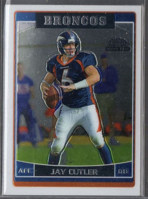 JAY CUTLER RC 2006 Topps Chrome 229 Football Card Denver Broncos Etsy