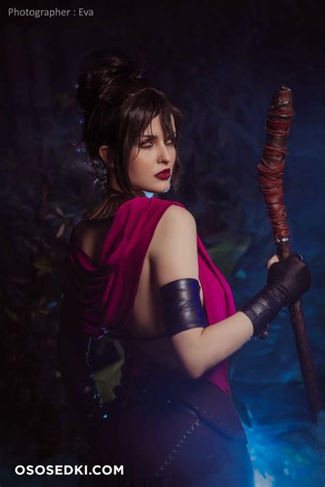 Neo Geisha Morrigan Dragon Age Naked Cosplay Asian Photos