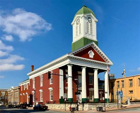 Charles Town West Virginia Jefferson County Courthouse In Charles